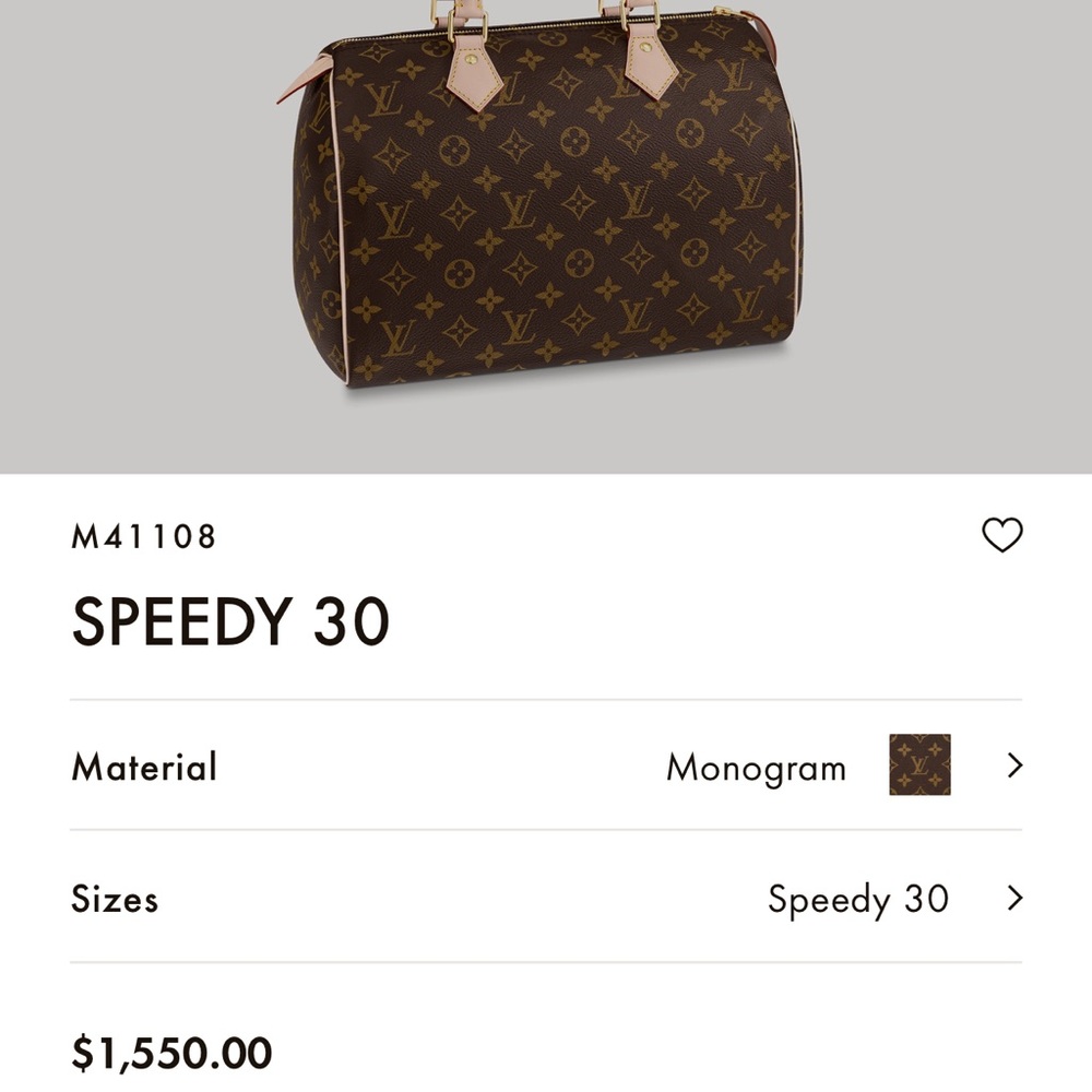 Louis Vuitton speedy 30